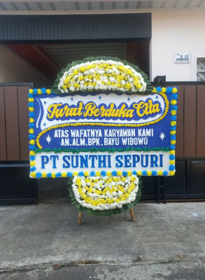 Papan Bunga Duka di Sindang Beliti Ilir